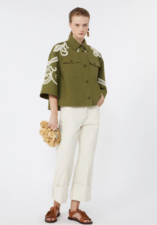 GIACCA A CAMICIA DECORATA MAX MARA WEEKEND 26150410126WKDCOMO P/E 26