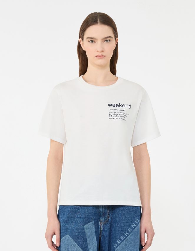 T-SHIRT STAMPA BASIC 2615971051WKDTENUE  MAX MARA WEEKEND