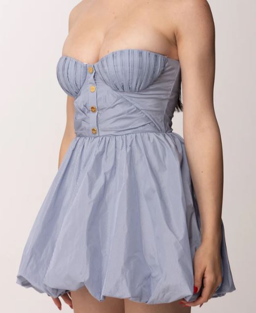ABITO CORTO IN TAFFETA DI NYLON  ELISABETTA FRANCHI AB95162E2 P/E 26