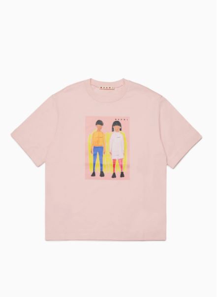 T-SHIRT CON STAMPA MARNI M01671M00HZ P/E 26