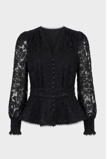 AMOSA CAMICIA IN PIZZO FLOREALE AW26WCA01 A/I 27