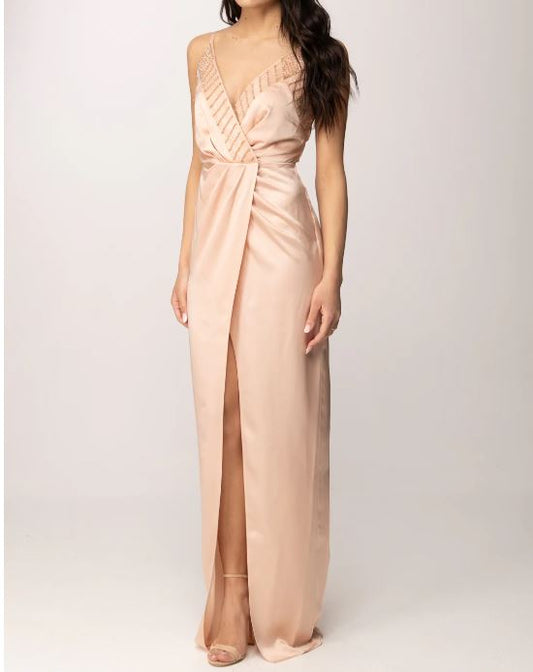 ABITO DA SERA IN SATIN  ELISABETTA FRANCHI ABR4862E2 P/E 26