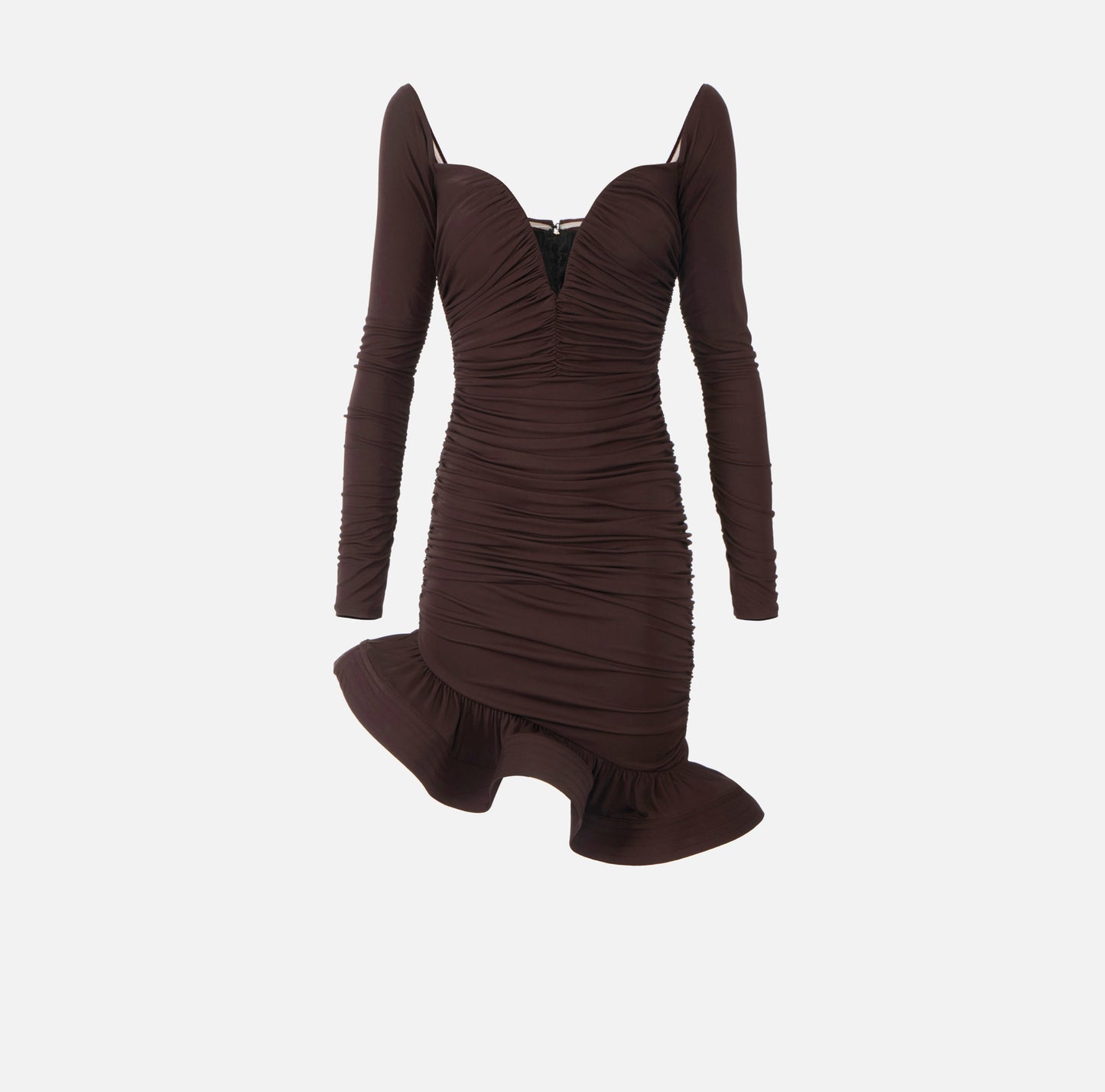 MINI ABITO IN JERSEY DRAPPEGGIATO ELISABETTA FRANCHI AB88062E2 P/E 26
