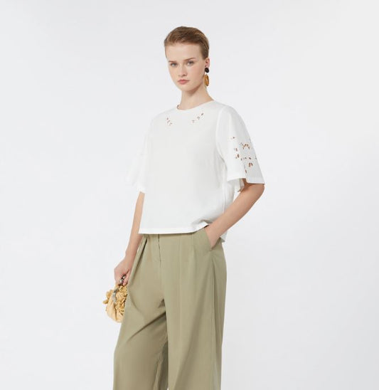 TOP CORTO DALLA LINEA DRITTA MAX MARA WEEKEND 2615941102WKDTARGA P/E 26
