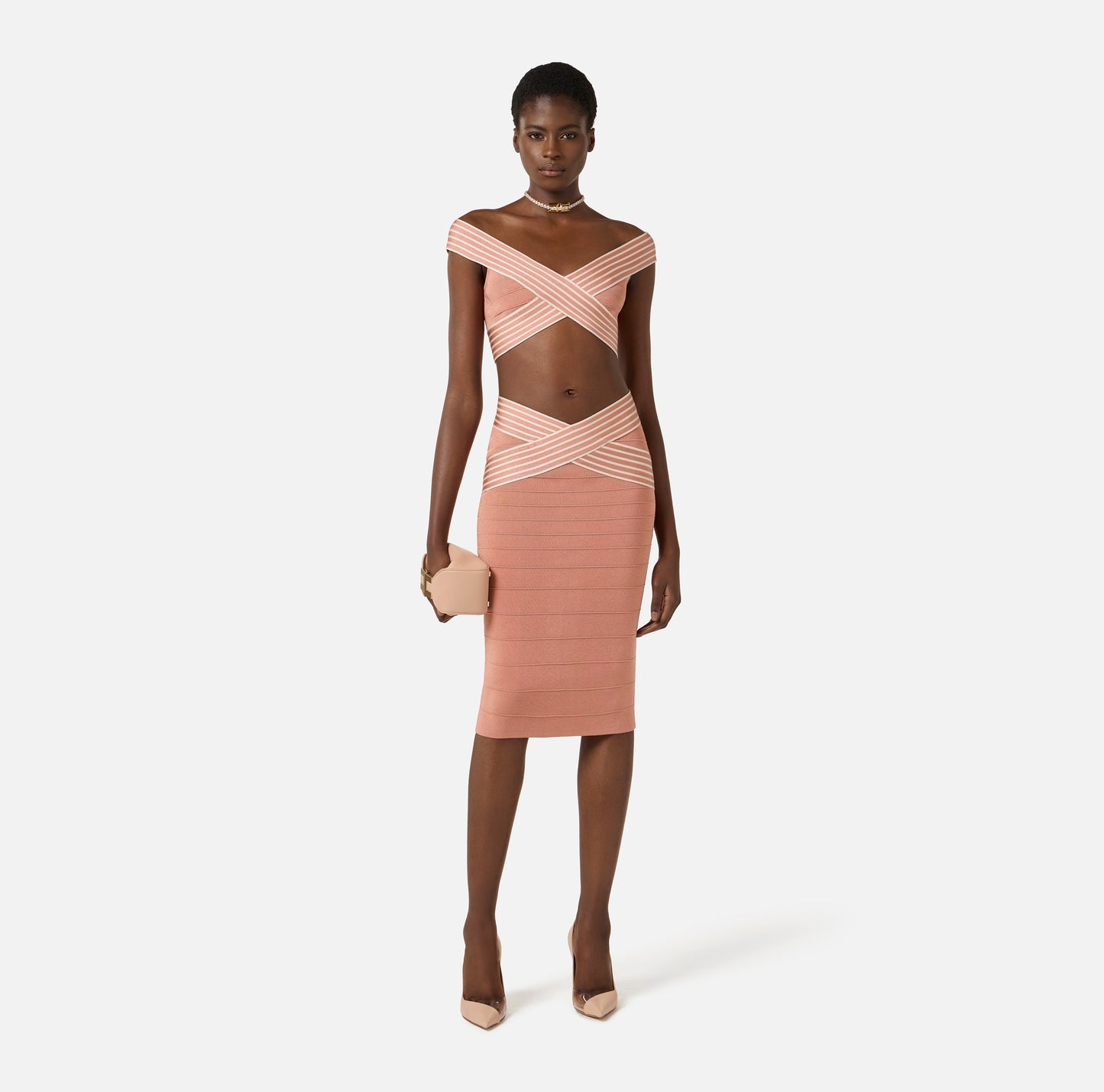 TOP IN MAGLIA ELISABETTA FRANCHI TK44S61E2 P/E 26