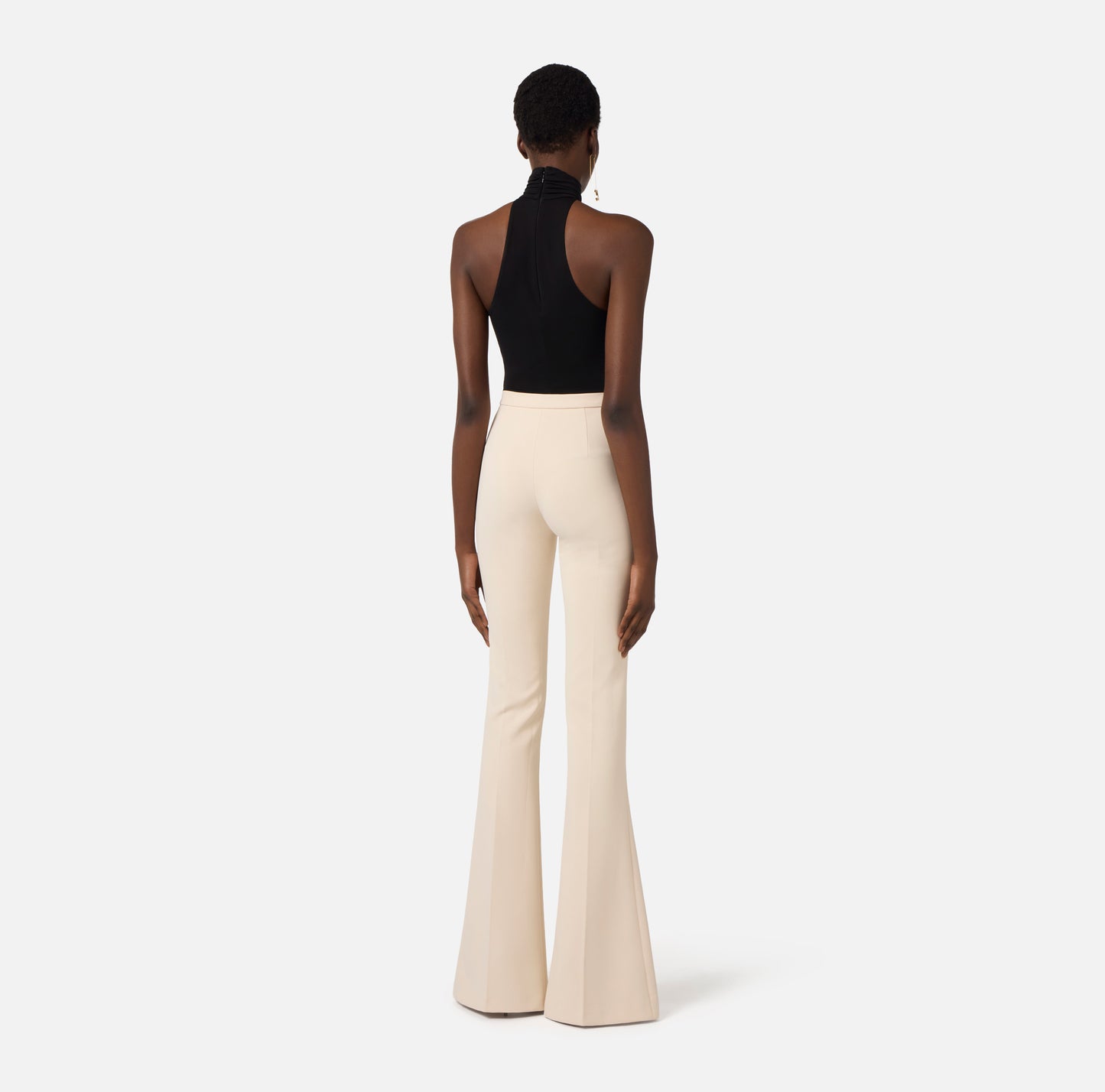 BODY IN JERSEY CREPE CON SGAMBATURA ALTA ELISABETTA FRANCHI BO03963E2 P/E 26