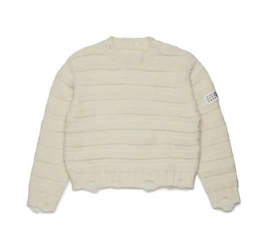 Pullover girocollo a maniche lunghe M60880MM06PM6101 MAISON MARGIELA