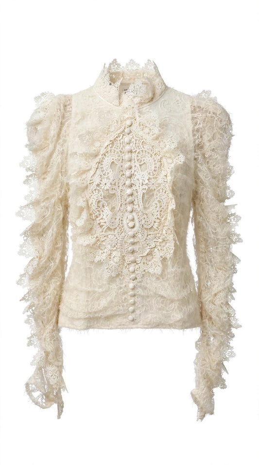 AMOSA CAMICIA IN PIZZO AW26WCA03 A/I 27
