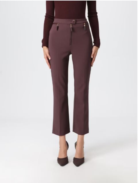 Pantaloni in doppio crêpe PA10856E2 ELISABETTA FRANCHI