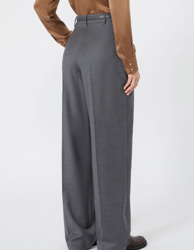 PANTALONE IN FLANELLA DI LANA MAX MARA 2626136032MSTLAGO A/I 27