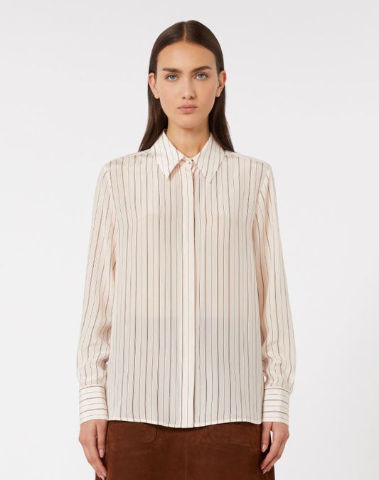 CAMICIA IN CREPE DE CHINE DI PURA SETA MAX MARA 2616111011MSTFLIRT P/E 26