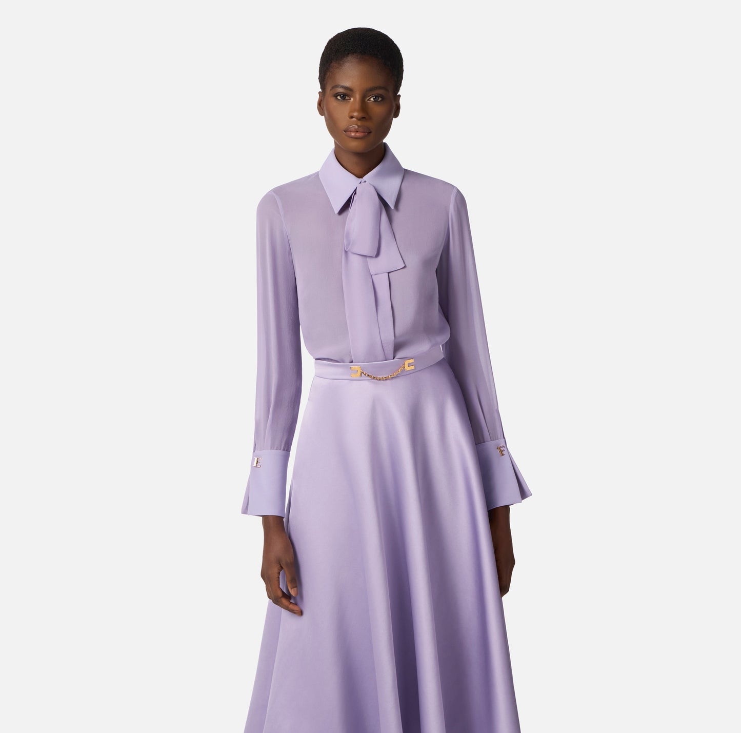 CAMICIA IN GEORGETTE  ELISABETTA FRANCHI CA14861E2 P/E 26