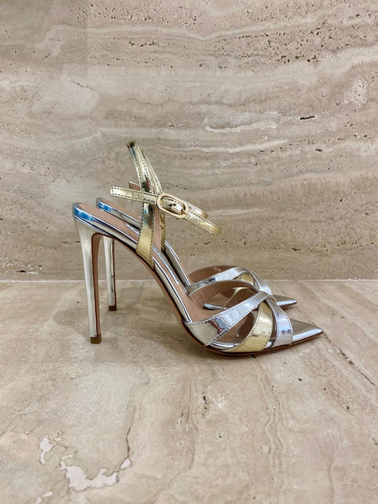 sandali in pelle ad incrocio FRANCESCO SACCO 7204