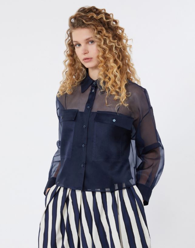 CAMICIA CORTA DALLA LINEA DRITTA  MAX MARA WEEKEND 2615261012WKDCOLOMBA P/E 26