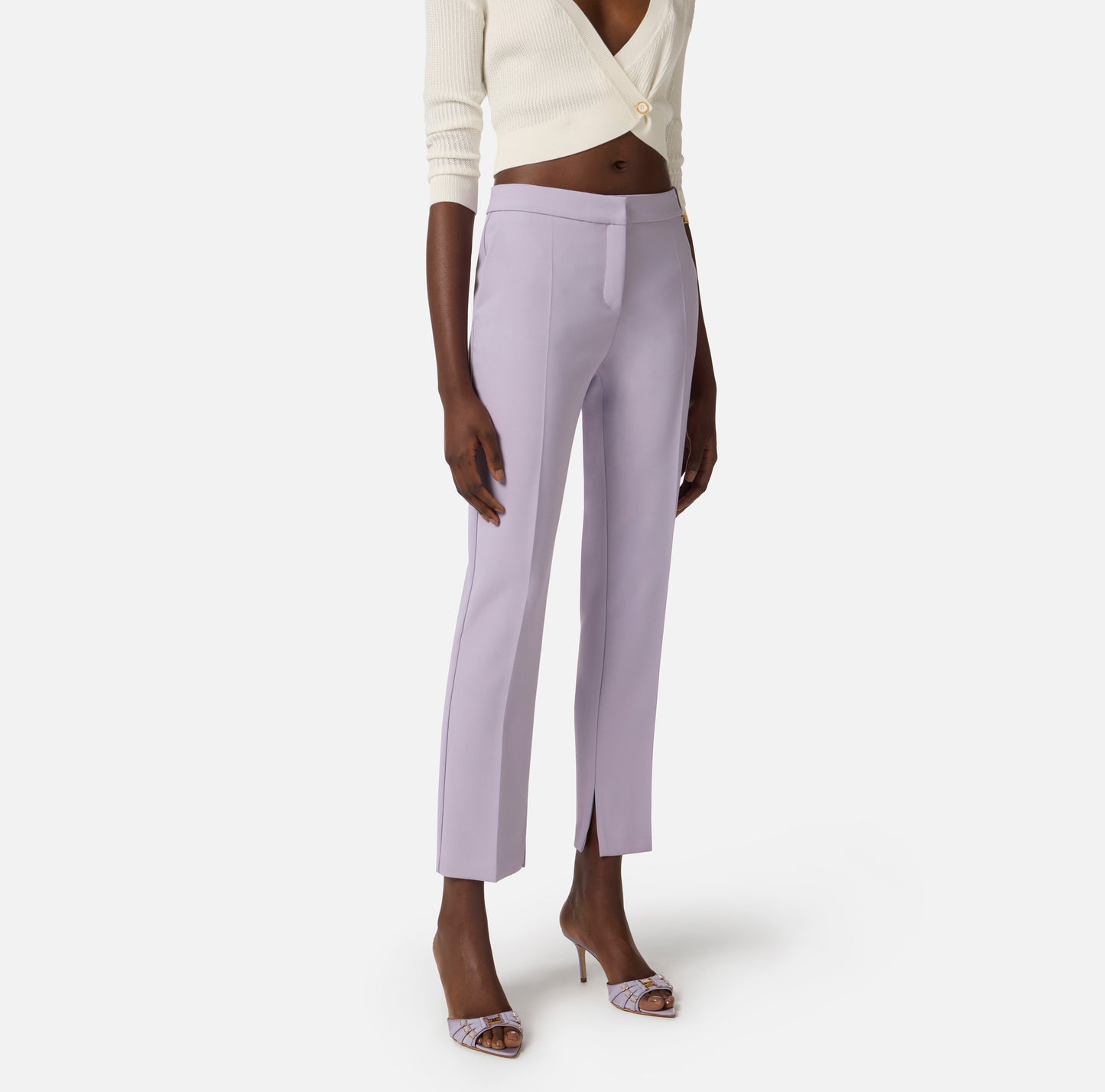 PANTALONI IN CREPE LEGGERO ELISABETTA FRANCHI PA16661E2 P/E 26