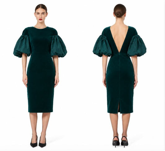 ABITO MIDI IN VELLUTO MAX MARA STUDIO 2626226014MSETROPICO A/I 27