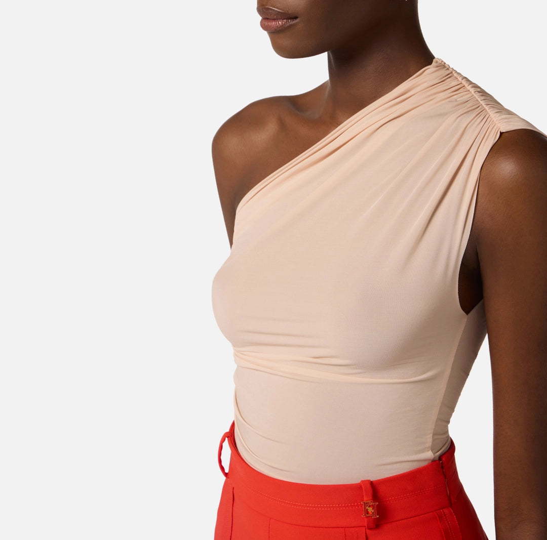 TOP IN TESSUTO MORBIDO ED ELASTICIZZATO ELISABETTA FRANCHI CN00962E2 P/E 26