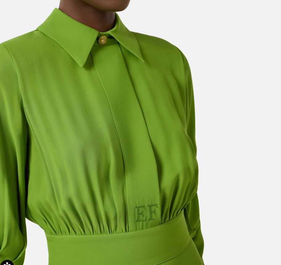 ABITO LUNGO IN GEORGETTE AB92361E2 ELISABETTA FRANCHI P/E 26