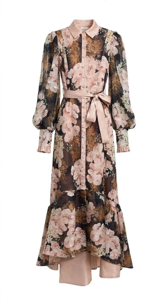 AMOSA ABITO LUNGO CON STAMPA FLOREALE AW26WAB25 A/I 27