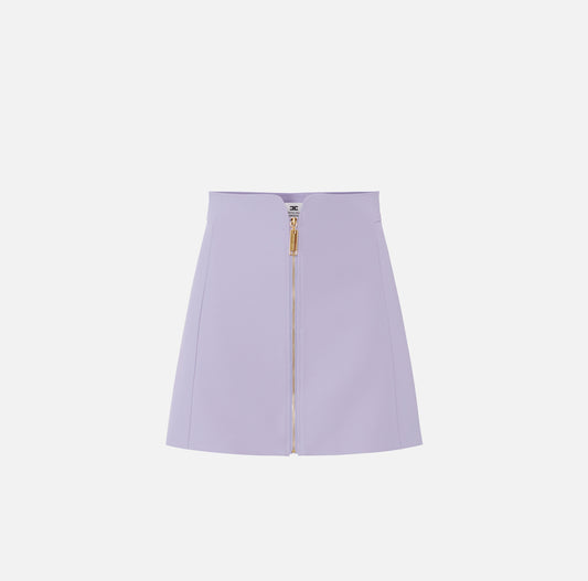 GONNA CORTA IN DOPPIO CREPE STRETCH ELISABETTA FRANCHI GO15061E2 P/E 26