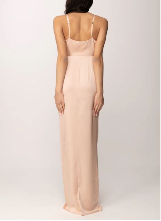 ABITO DA SERA IN SATIN  ELISABETTA FRANCHI ABR4862E2 P/E 26