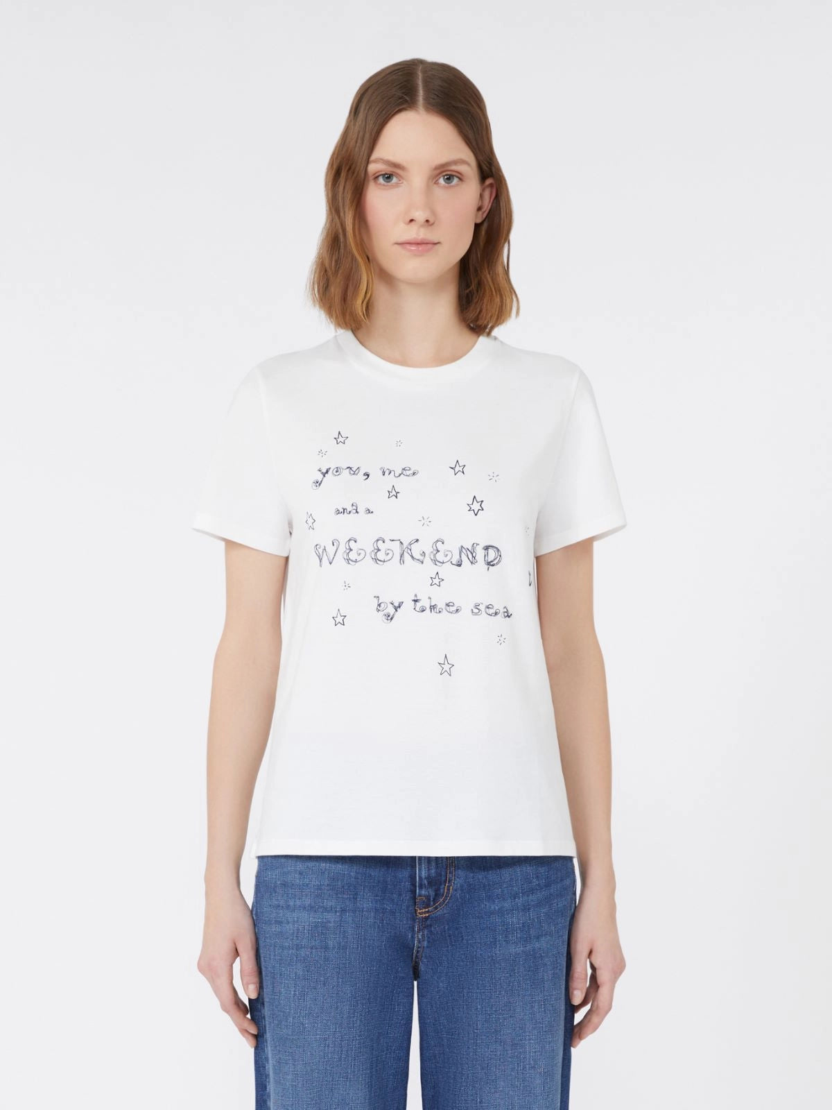 T-shirt in jersey di puro cotone Ara MAX MARA WEEKEND 2525976041
