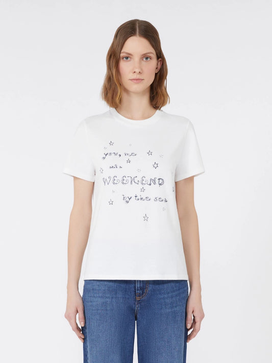 T-shirt in jersey di puro cotone Ara MAX MARA WEEKEND 2525976041