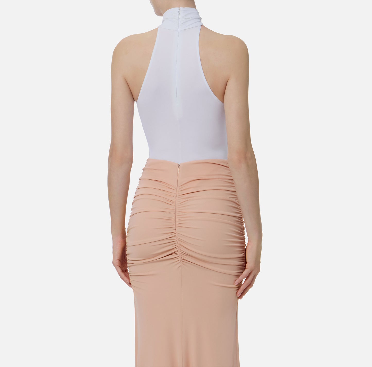 BODY IN JERSEY CREPE CON SGAMBATURA ALTA ELISABETTA FRANCHI BO03963E2 P/E 26