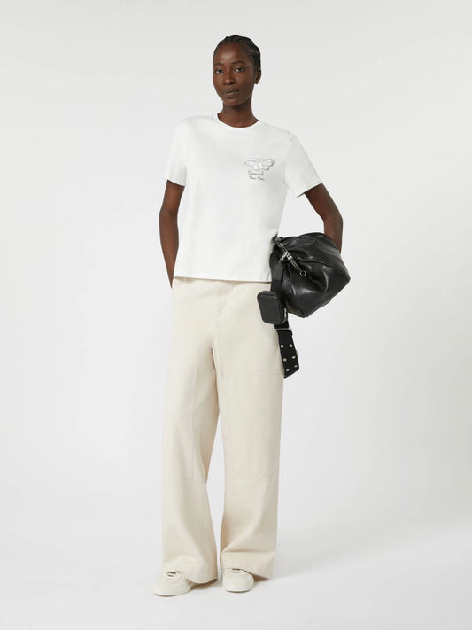 T-shirt guglia con motivo di stampa sul davanti 2525976031 max mara week end