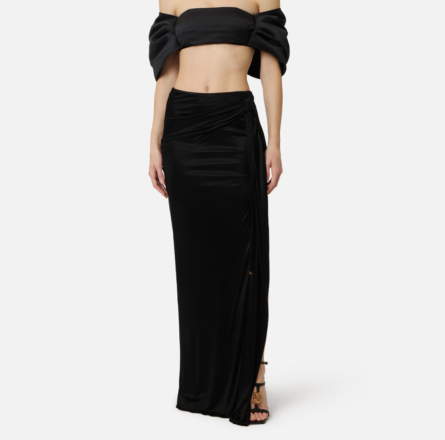 GONNA LUNGA IN JERSEY DI VISCOSA  ELISABETTA FRANCHI GO16661E2 P/E 26