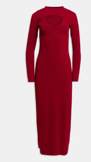 Abito lungo in lana WEILI ZHENG F24DL02