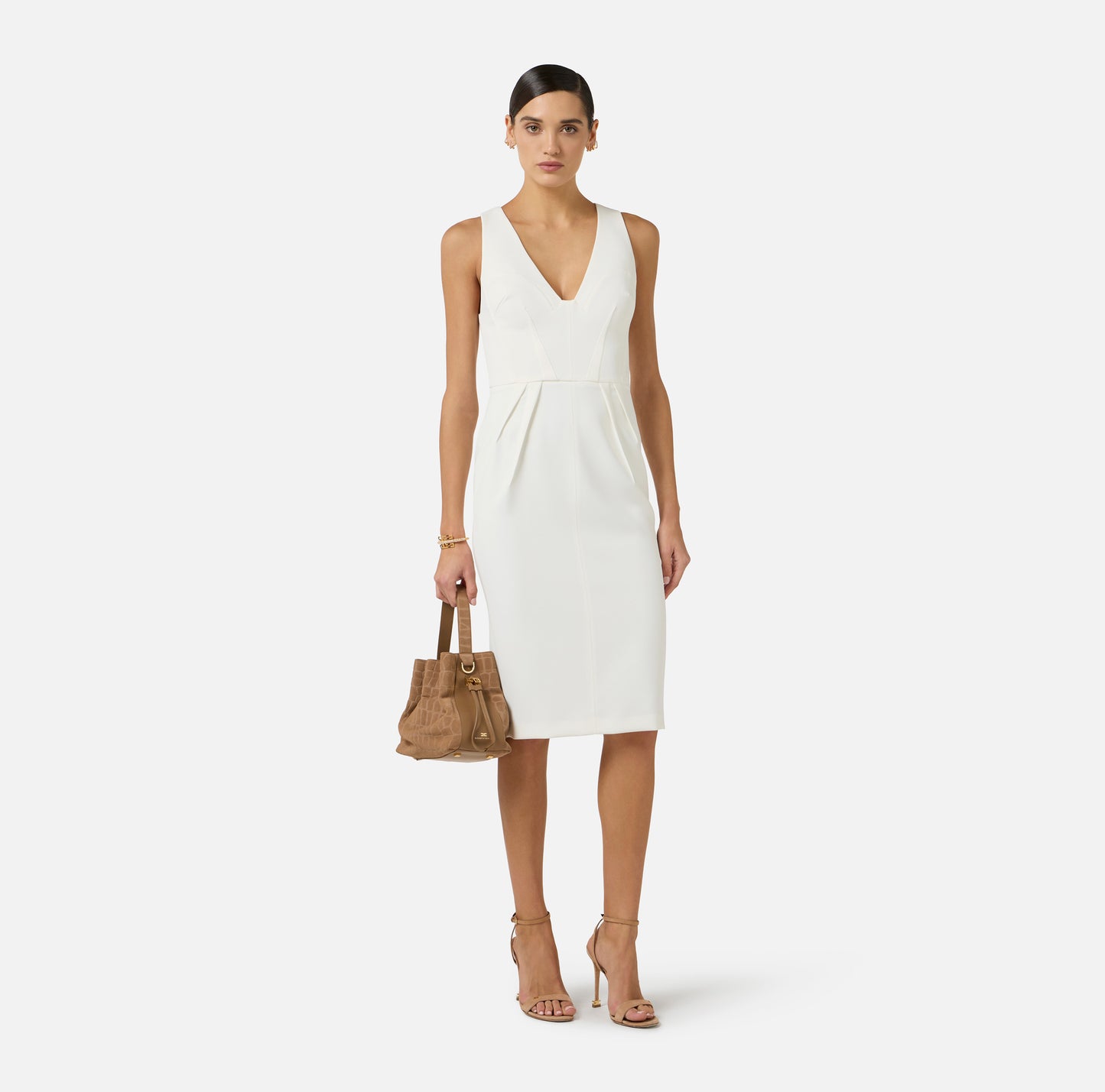 ABITO IN CREPE LEGGERO ELISABETTA FRANCHI AB94162E2 P/E 26