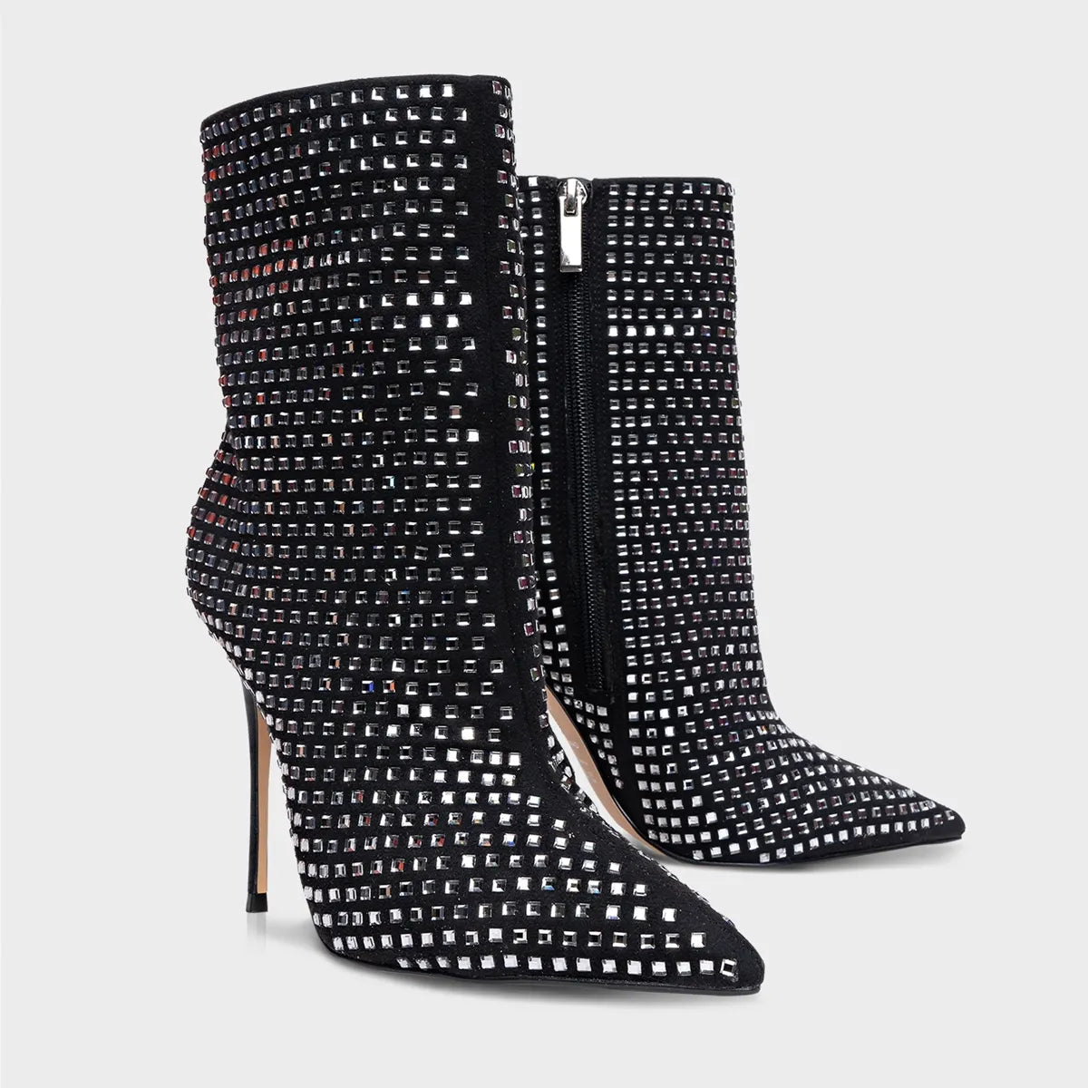 Tronchetto in maglia con decorazioni in cristallo 404086 CARRANO