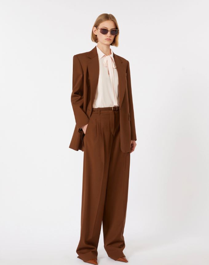 BLAZER  MONOPETTO IN TELA DI PURA LANA MAX MARA 2616041051MSTBALCO P/E 26